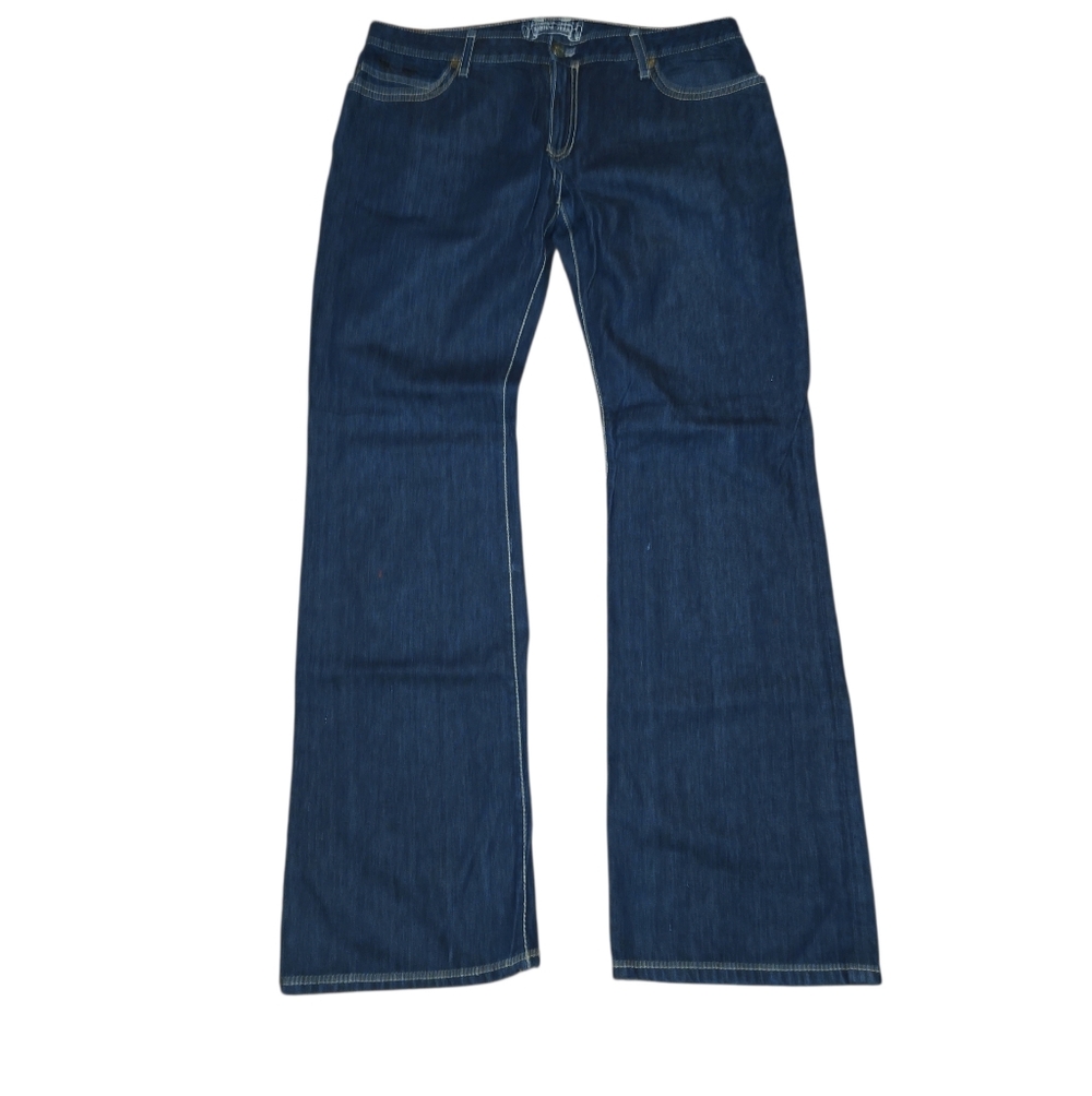 Robin’s Jean Mens Wing Pocket Embellished Bootcut Dark Blue Size 40